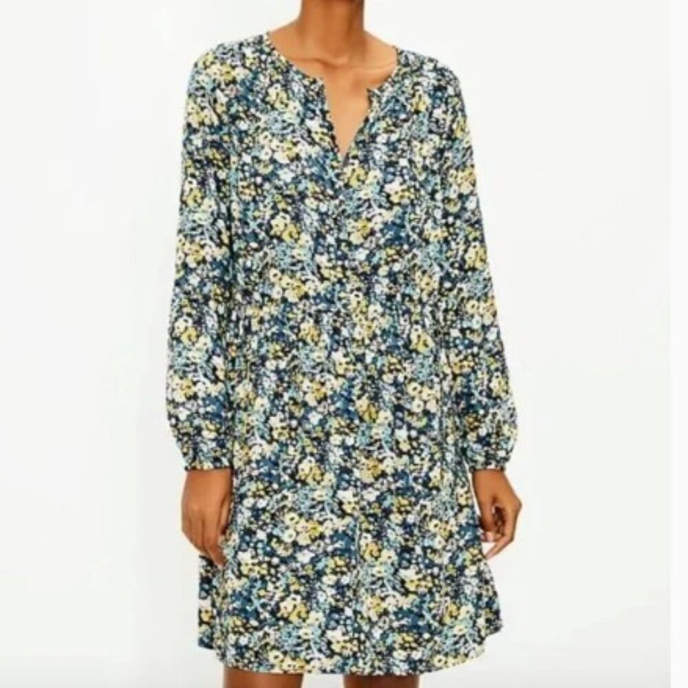 NWT Loft Floral Dress, size XS Petite